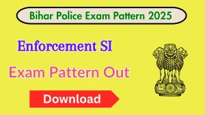 Bihar Police Enforcement SI Exam Pattern 2025
