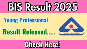 BIS Young Professional Result 2025 Out at bis.gov.in, Direct Link to Download Result PDF Here