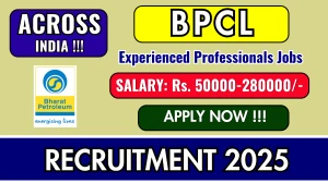 BPCL Experienced Professionals Recruitment 2025 - Apply Online BPCL Experienced Professionals Recruitment 2025 - Apply Online