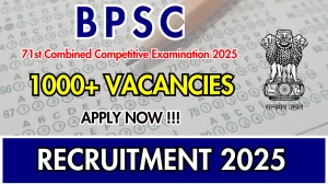BPSC 71st CCE Recruitment 2025 - Apply Online for 1264 Posts BPSC 71st CCE Recruitment 2025 - Apply Online for 1264 Posts