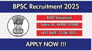 BPSC Assistant Section Officer ASO Recruitment 2025 - Apply Online for 41 Posts