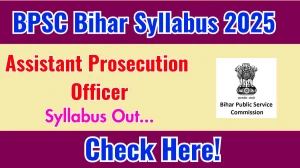 BPSC Bihar APO Syllabus 2025 Out Direct Link to Download Syllabus PDF here