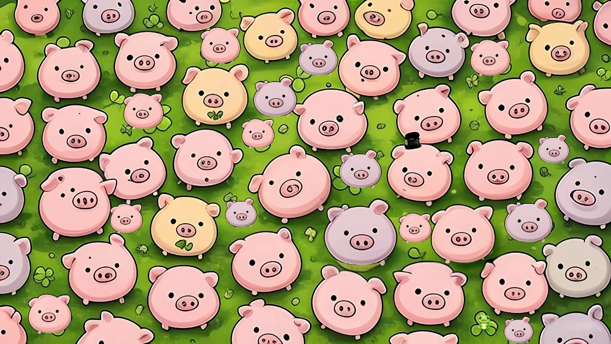 Brain Teaser 5 Secs Challenge: Can you find the Hidden Frog among Pigs