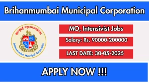 Brihanmumbai Municipal Corporation Recruitment 2025 - Apply Offline for 04 MO, Intensivist Posts Brihanmumbai Municipal Corporation Recruitment 2025 - Apply Offline for 04 MO, Intensivist Posts