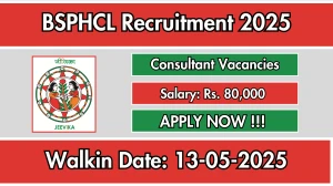 BRLPS Consultant Recruitment 2025 – Walk in for 01 Posts BRLPS Consultant Recruitment 2025 – Walk in for 01 Posts