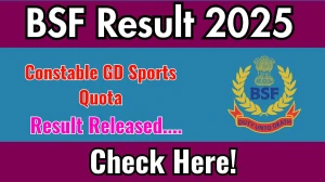 BSF Constable GD Sports Quota Result 2025 Out at rectt.bsf.gov.in, Direct Link to Download Result PDF Here