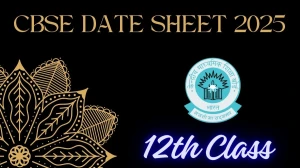 CBSE 12th Class Date Sheet 2025 cbse.gov.in Check Date Sheet Here