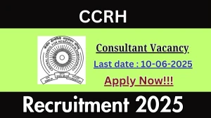 CCRH Consultant Recruitment 2025 - Apply Offline