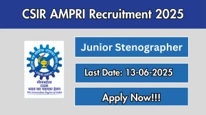 CSIR AMPRI Junior Stenographer Recruitment 2025 - Apply Online CSIR AMPRI Junior Stenographer Recruitment 2025 - Apply Online