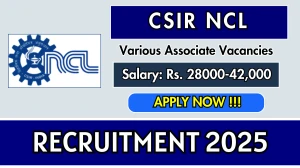 CSIR NCL Recruitment 2025 - Apply Online for 04 Principal Project Associate, Project Associate II and More Posts