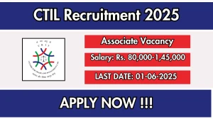 CTIL Associate Recruitment 2025 - Apply Online CTIL Associate Recruitment 2025 - Apply Online