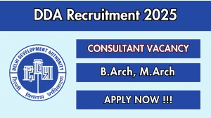 DDA Consultant Recruitment 2025 – Walk in for 04 Posts DDA Consultant Recruitment 2025 – Walk in for 04 Posts