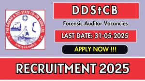 DDStCB Forensic Auditor Recruitment 2025 - Apply Online DDStCB Forensic Auditor Recruitment 2025 - Apply Online