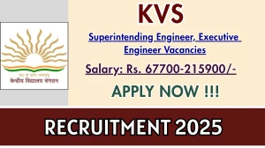 Delhi Job Vacancy KVS Recruitment 2025 - Apply Offline for 02 Superintending Engineer, Executive Engineer Posts Delhi Job Vacancy KVS Recruitment 2025 - Apply Offline for 02 Superintending Engineer, Executive Engineer Posts