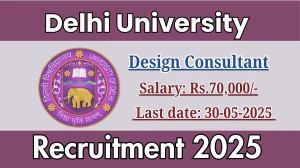 Delhi University Design Consultant Recruitment 2025 - Apply Offline for 03 Posts