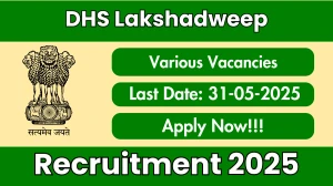 DHS Lakshadweep Recruitment 2025 - Apply Online for 88 Nursing Officer, Lab Attender and Other Posts
