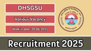 DHSGSU Recruitment 2025 - Walk in for 04 Aeronautical Engineering, Computer Science Engineering and More Posts