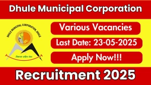 Dhule Municipal Corporation Recruitment 2025 - Apply Offline for 41 Microbiologist, Medical Officer and More Posts
