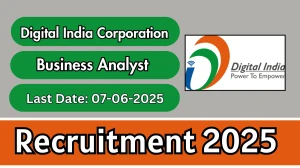 Digital India Corporation Business Analyst Recruitment 2025 - Apply Online