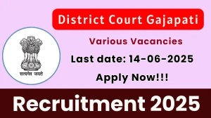 District Court Gajapati Recruitment 2025 - Apply Offline for 14 Junior Typist, Stenographer and Other Posts District Court Gajapati Recruitment 2025 - Apply Offline for 14 Junior Typist, Stenographer and Other Posts