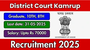 District Court Kamrup Recruitment 2025 - Apply Offline for 15 Peon, Driver and Other Posts