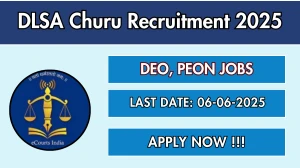 DLSA Churu Recruitment 2025 - Apply Offline for 7 Office Assistant, Office Peon and More Posts DLSA Churu Recruitment 2025 - Apply Offline for 7 Office Assistant, Office Peon and More Posts