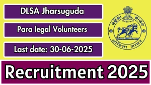 DLSA Jharsuguda Para Iegal Volunteers Recruitment 2025 - Apply Offline