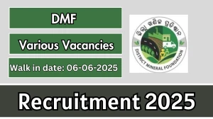 DMF Recruitment 2025 - Walk in for 44 GDMO, Specialist and More Posts