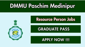 DMMU Paschim Medinipur Resource Person Recruitment 2025 - Apply Online for 25 Posts