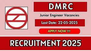 DMRC Junior Engineer Recruitment 2025 - Apply Offline for 04 Posts Before May 22 DMRC Junior Engineer Recruitment 2025 - Apply Offline for 04 Posts Before May 22