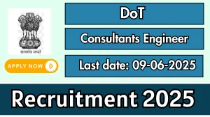 DoT Consultants Recruitment 2025 - Apply Offline