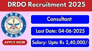 DRDO Consultant Recruitment 2025 - Apply Offline DRDO Consultant Recruitment 2025 - Apply Offline