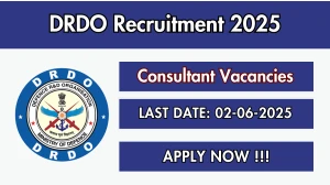 DRDO Consultant Recruitment 2025 - Apply Offline for 03 Posts DRDO Consultant Recruitment 2025 - Apply Offline for 03 Posts