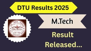 DTU Result 2025 Out at exam.dtu.ac.in Direct Link to Download First Semester Result