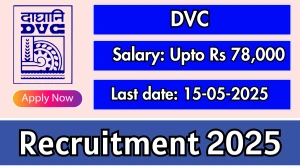 DVC Consultant Recruitment 2025 - Apply Online for 07 Posts DVC Consultant Recruitment 2025 - Apply Online for 07 Posts