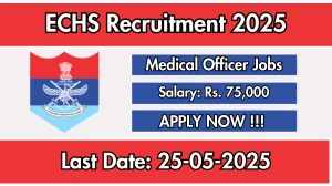 ECHS Medical Officer Recruitment 2025 - Apply Offline for 03 Posts ECHS Medical Officer Recruitment 2025 - Apply Offline for 03 Posts