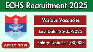 ECHS Recruitment 2025 - Apply Offline for 19 Safaiwala, Nursing Assistant and Other Posts