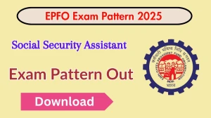 EPFO SSA Exam Pattern 2025