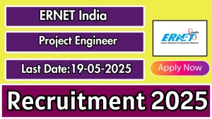 ERNET India Project Engineer Recruitment 2025 - Apply Offline