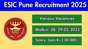 ESIC Pune Recruitment 2025 – Walk in for 26 Specialist, Senior Residents and Other Posts