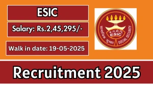 ESIC Recruitment 2025 - Walk in for 65 Teaching Faculty, Specialist Posts