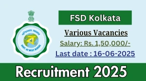 FSD Kolkata Recruitment 2025 - Apply Online for Project Manager, DEO and More Posts