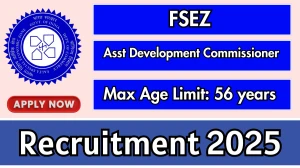 FSEZ Assistant Development Commissioner Recruitment 2025 - Apply Offline FSEZ Assistant Development Commissioner Recruitment 2025 - Apply Offline