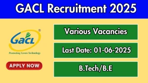 GACL Recruitment 2025 - Apply Online for Officer, Assistant Engineer and Other Posts GACL Recruitment 2025 - Apply Online for Officer, Assistant Engineer and Other Posts