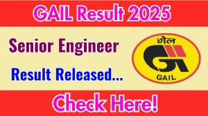 GAIL Senior Engineer Result 2025 Out at gailonline.com, Direct Link to Download Result PDF Here GAIL Senior Engineer Result 2025 Out at gailonline.com, Direct Link to Download Result PDF Here