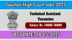 Gauhati High Court Technical Assistant Recruitment 2025 - Apply Online for 01 Posts Gauhati High Court Technical Assistant Recruitment 2025 - Apply Online for 01 Posts
