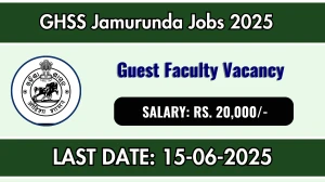GHSS Jamurunda Guest Faculty Recruitment 2025 - Apply Offline GHSS Jamurunda Guest Faculty Recruitment 2025 - Apply Offline