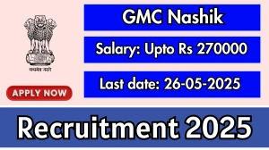 GMC Nashik Recruitment 2025 - Apply Offline for 18 Senior Resident, Assistant Professor and Other Posts GMC Nashik Recruitment 2025 - Apply Offline for 18 Senior Resident, Assistant Professor and Other Posts