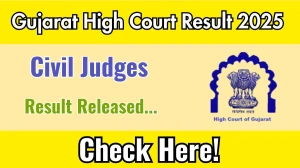 Gujarat High Court Civil Judges Result 2025 Out at gujarathighcourt.nic.in, Direct Link to Download Result PDF Here Gujarat High Court Civil Judges Result 2025 Out at gujarathighcourt.nic.in, Direct Link to Download Result PDF Here