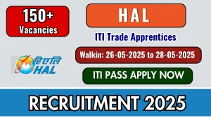 HAL ITI Trade Apprentices Recruitment 2025 – Walk in for 195 Posts